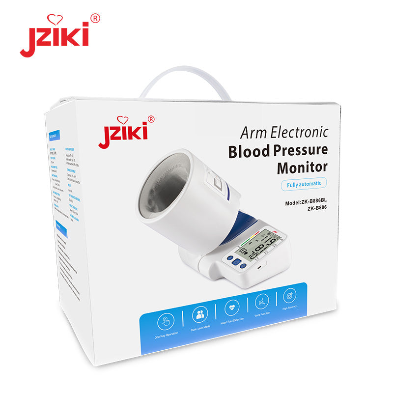 Upper arm blood pressure monitor HS CODE 9018902010 ZK-B886(LCD)
