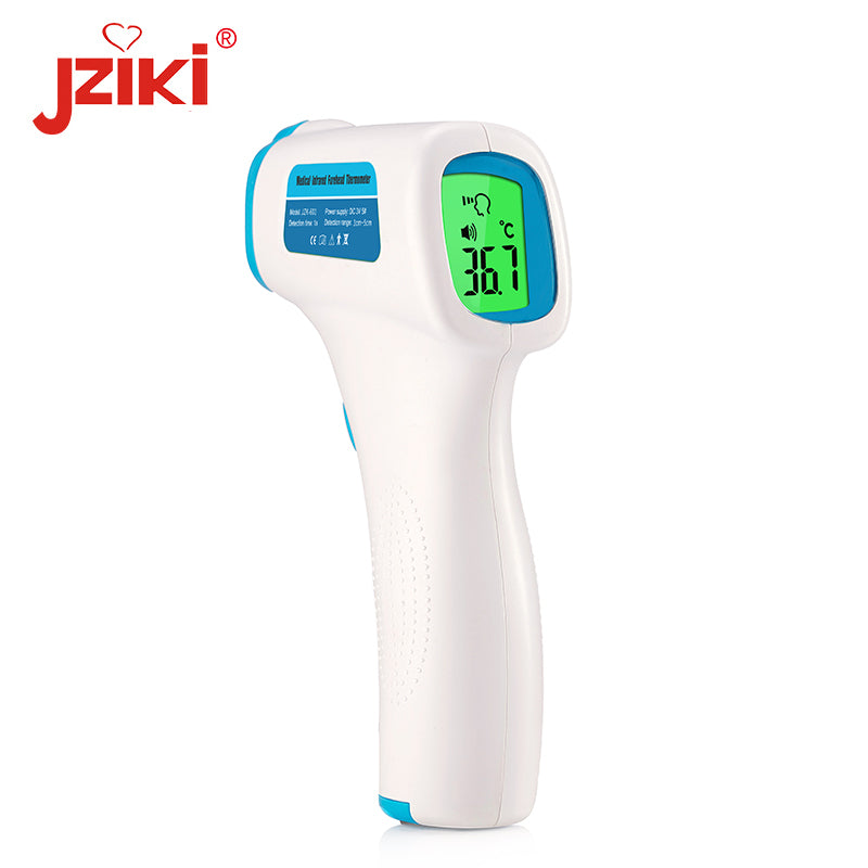 Infrared forehead thermometer  HS code 9025199010 JZK601