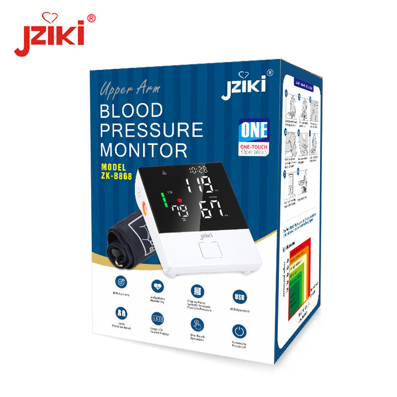 Upper arm blood pressure monitor HS CODE 9018902010 ZK-B868